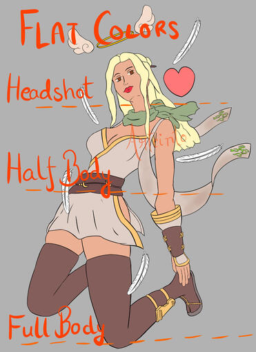 flat colors example